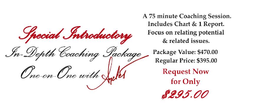 SPECIAL INTRODUCTORY COACHING PACKAGE